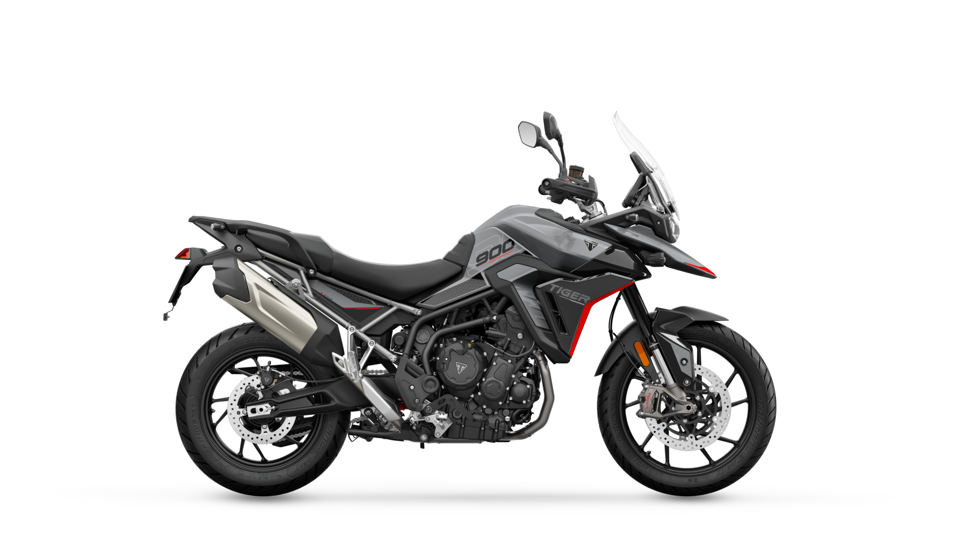 Triumph MY24 Tiger 900 GT Pro in Graphite and Sapphire Black